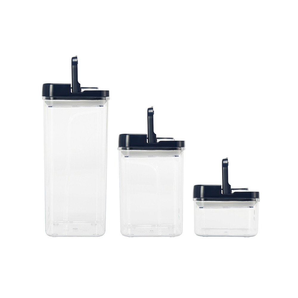 Bộ 3 Hộp Nhựa Bảo Quản Thực Phẩm Elmich EL1058 370ml 1L 1.7L, Hàng Chính Hãng, Không BPA - JoyMall