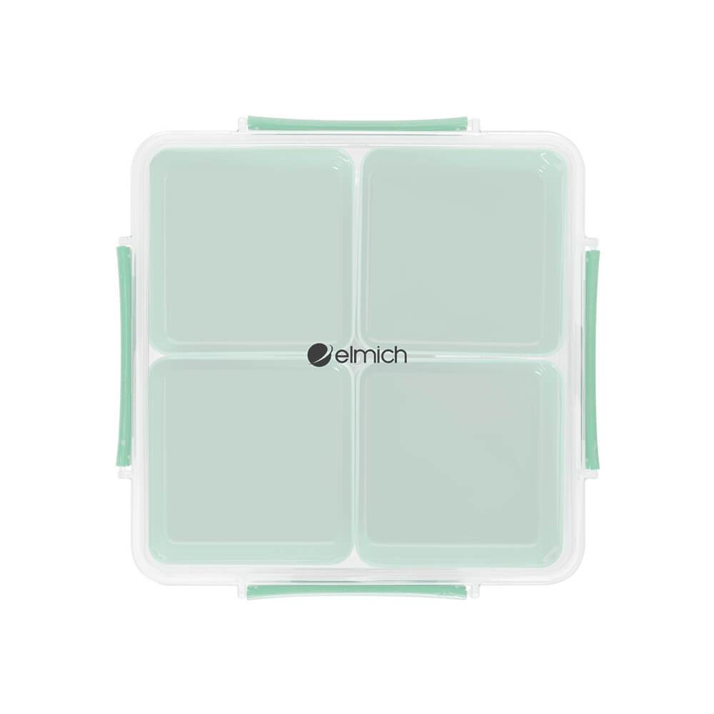 Hộp Nhựa Đa Năng 4 Ngăn Rời Elmich EL-0754 2.7L, Hàng Chính Hãng, Nhựa PP An Toàn - JoyMall