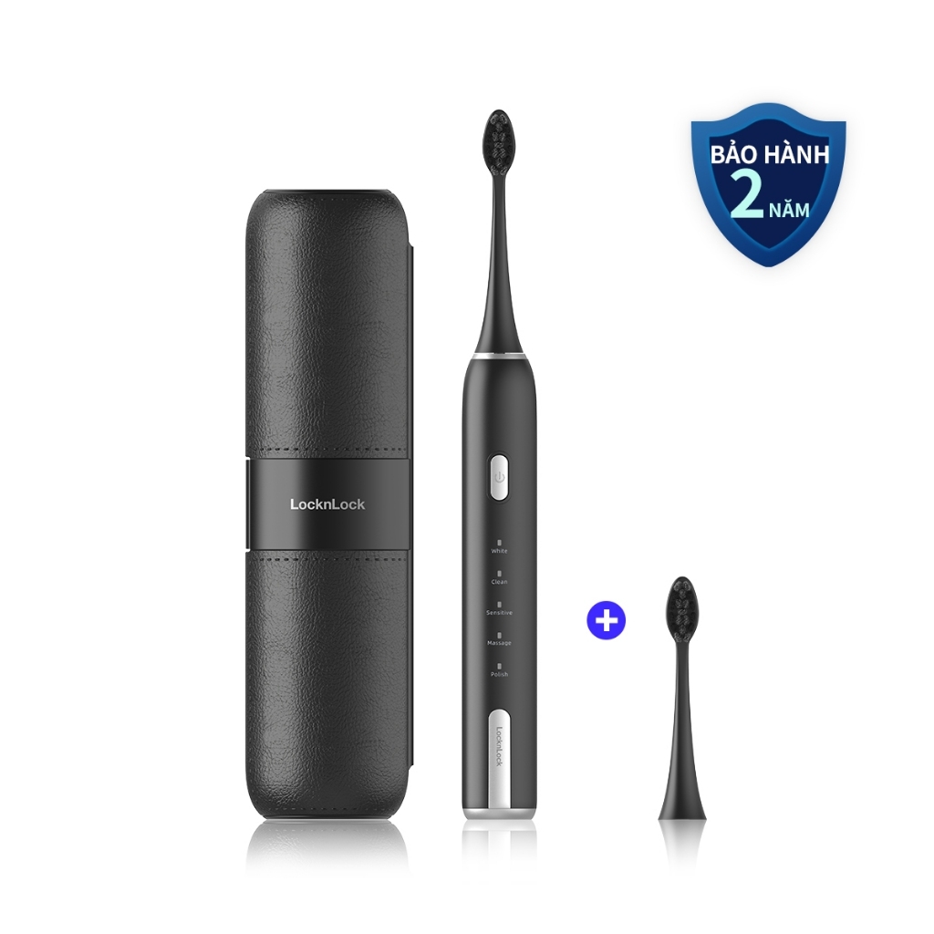 Bàn Chải Điện LocknLock Electric Toothbrush ENR386, Hàng Chính Hãng, Kèm Hộp Đựng - JoyMall