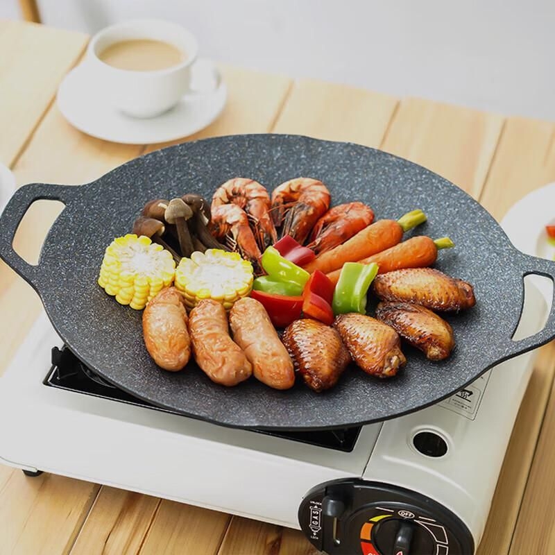 Chảo Nướng Tròn LocknLock CAG3337 33cm, Hàng Chính hãng - JoyMall