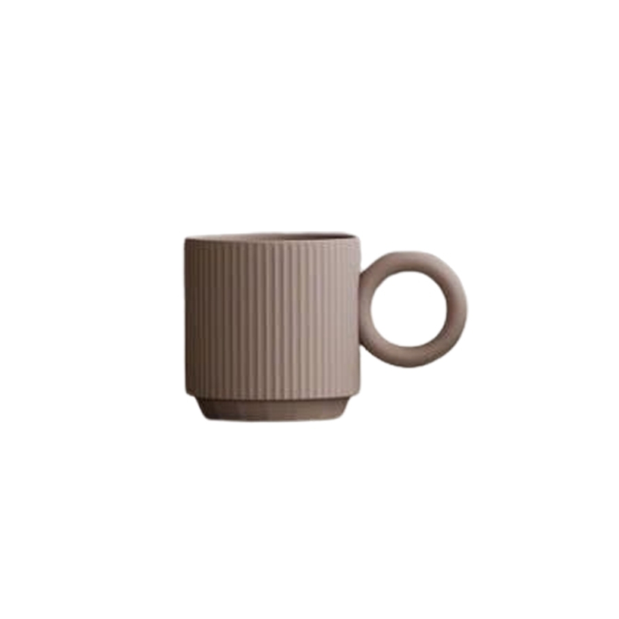 Ly Sứ LocknLock Ceramic Mug TLL564 390ml, Hàng Chính Hãng, Có Tay Cầm - JoyMall