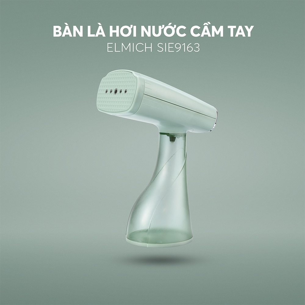 Bàn Là Hơi Nước Cầm Tay Elmich SIE9163 1300W, Hàng Chính Hãng, Đầu Phun Hơi Phủ Chống Dính - JoyMall