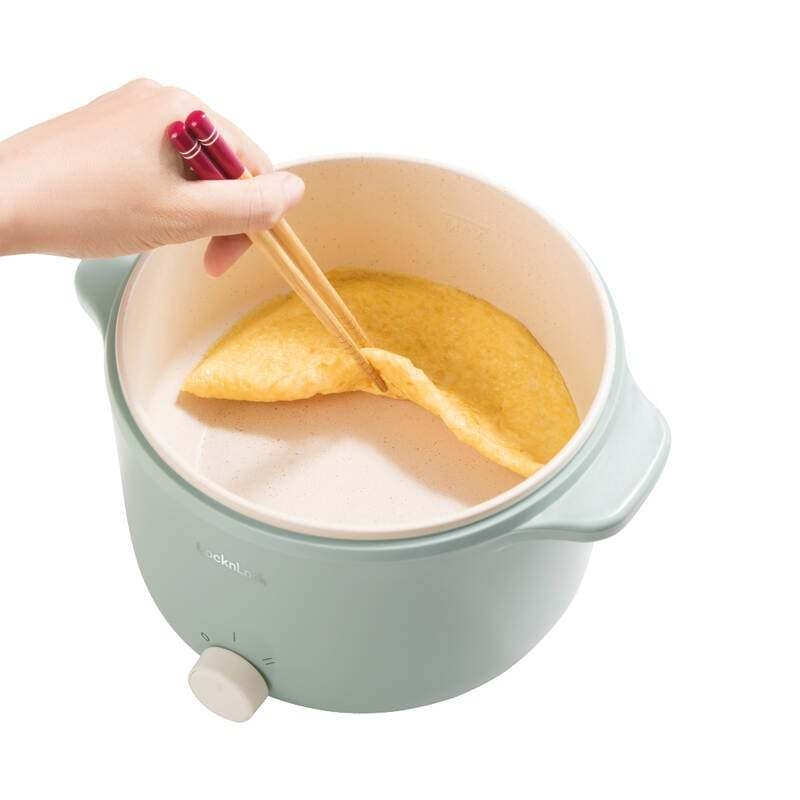 Nồi Lẩu Hấp Điện Đa Năng LocknLock Electric Multi Pot 2L EJP156MIT 600W, Hàng Chính Hãng - JoyMall