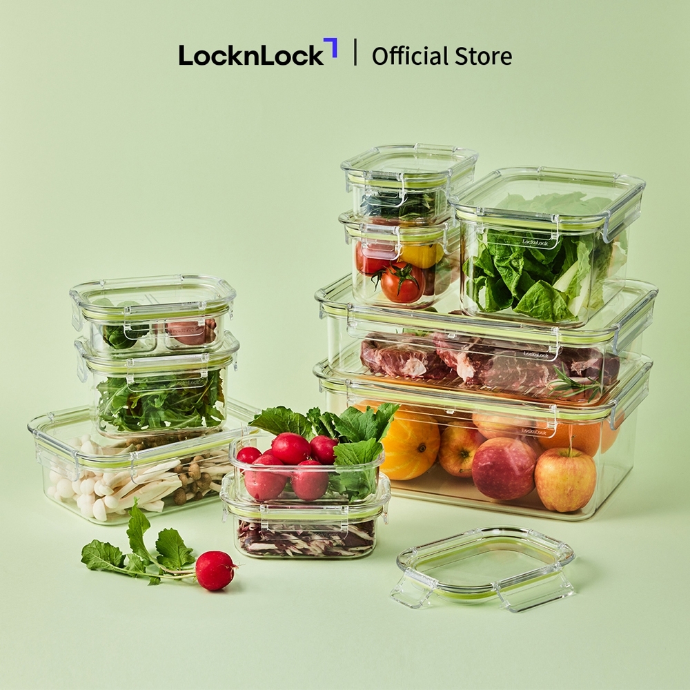 Hộp Nhựa Bảo Quản LocknLock All Tritan Thân Trong Suốt, Hàng Chính Hãng, Nhiều Dung Tích - JoyMall
