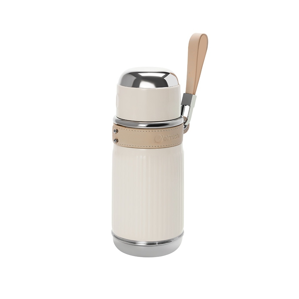 Bình Giữ Nhiệt Inox 304 Elmich EL8387 650ml, Hàng Chính Hãng, Quai Xách Tiện Lợi - JoyMall