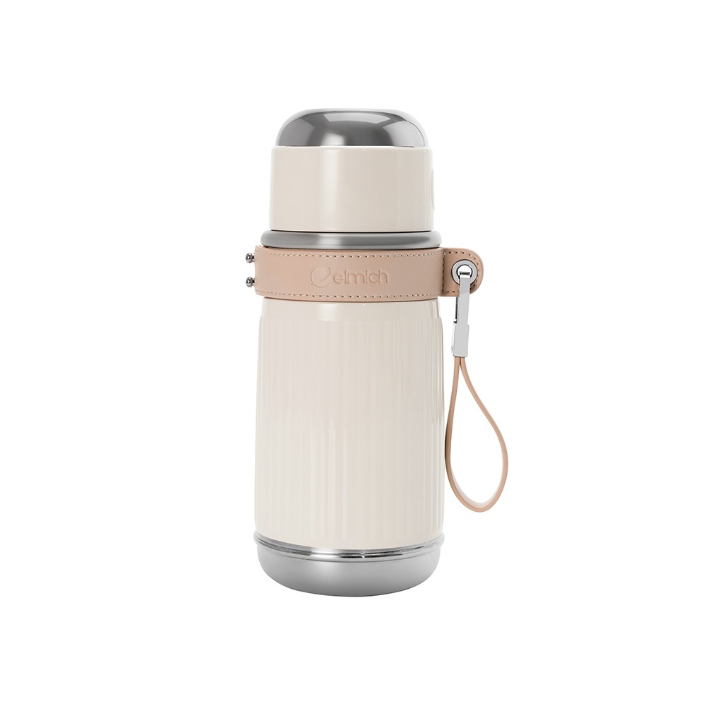 Bình Giữ Nhiệt Inox 304 Elmich EL8387 650ml, Hàng Chính Hãng, Quai Xách Tiện Lợi - JoyMall
