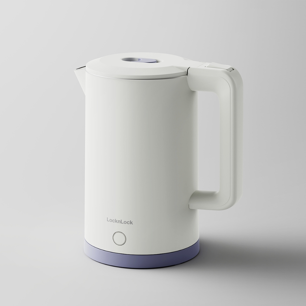 Ấm Đun Siêu Tốc LocknLock EJK728IVY 1.7L 1850-2200W, Hàng Chính Hãng, Nút Kéo Mở Nắp - JoyMall