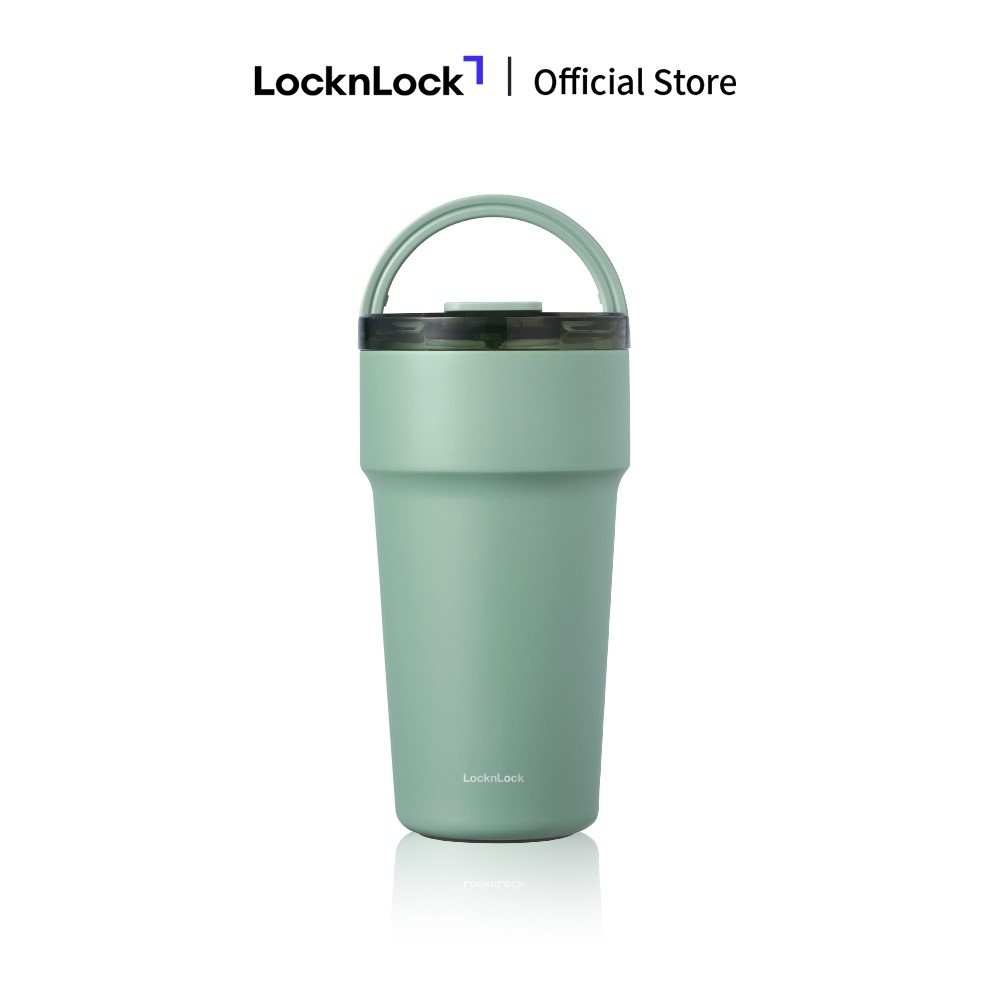 Ly Giữ Nhiệt Locknlock LocknLock LHC4416 710ml, LHC4419 900ml Thép Phủ Sứ, Hàng Chính Hãng, Kèm Ống Hút - JoyMall