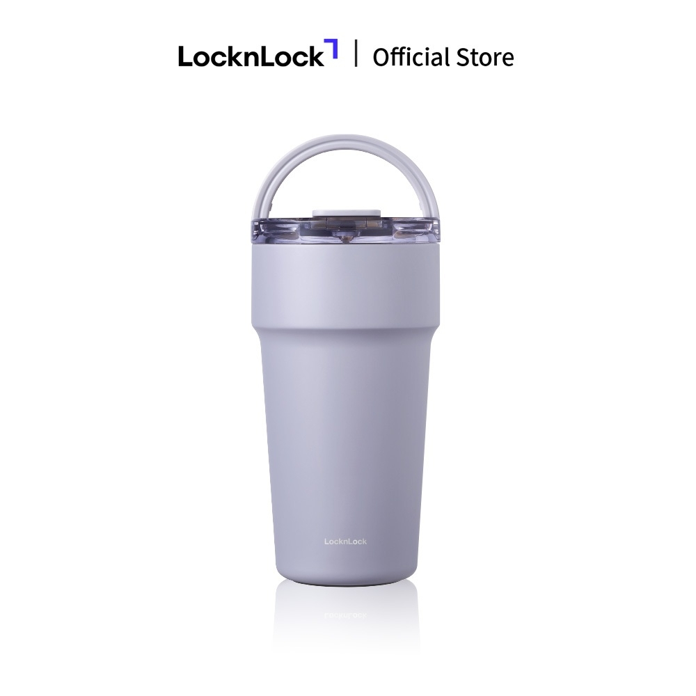 Ly Giữ Nhiệt Locknlock LocknLock LHC4416 710ml, LHC4419 900ml Thép Phủ Sứ, Hàng Chính Hãng, Kèm Ống Hút - JoyMall