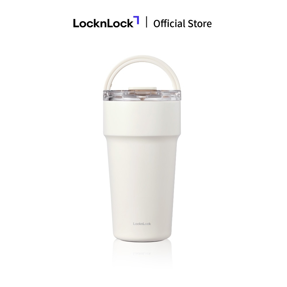 Ly Giữ Nhiệt Locknlock LocknLock LHC4416 710ml, LHC4419 900ml Thép Phủ Sứ, Hàng Chính Hãng, Kèm Ống Hút - JoyMall