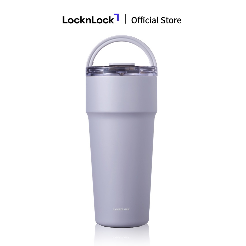 Ly Giữ Nhiệt Locknlock LocknLock LHC4416 710ml, LHC4419 900ml Thép Phủ Sứ, Hàng Chính Hãng, Kèm Ống Hút - JoyMall