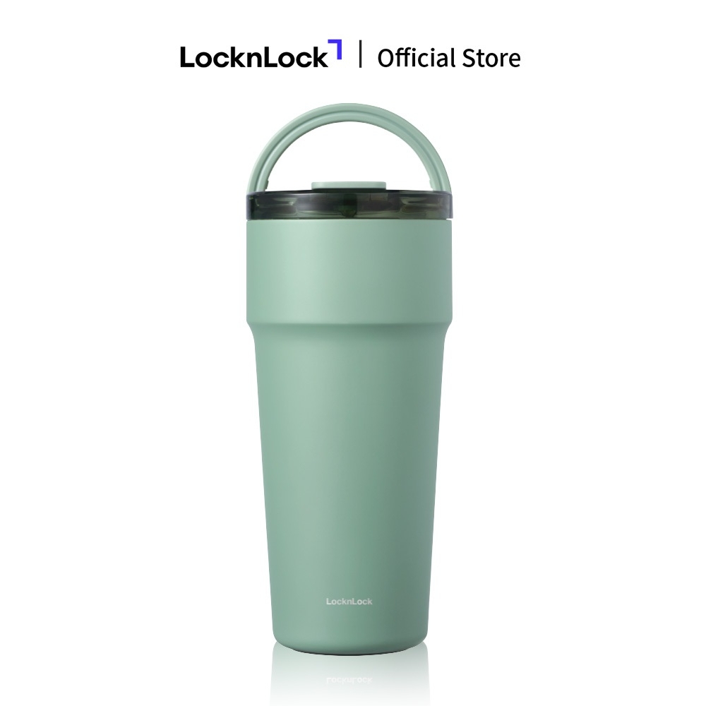 Ly Giữ Nhiệt Locknlock LocknLock LHC4416 710ml, LHC4419 900ml Thép Phủ Sứ, Hàng Chính Hãng, Kèm Ống Hút - JoyMall