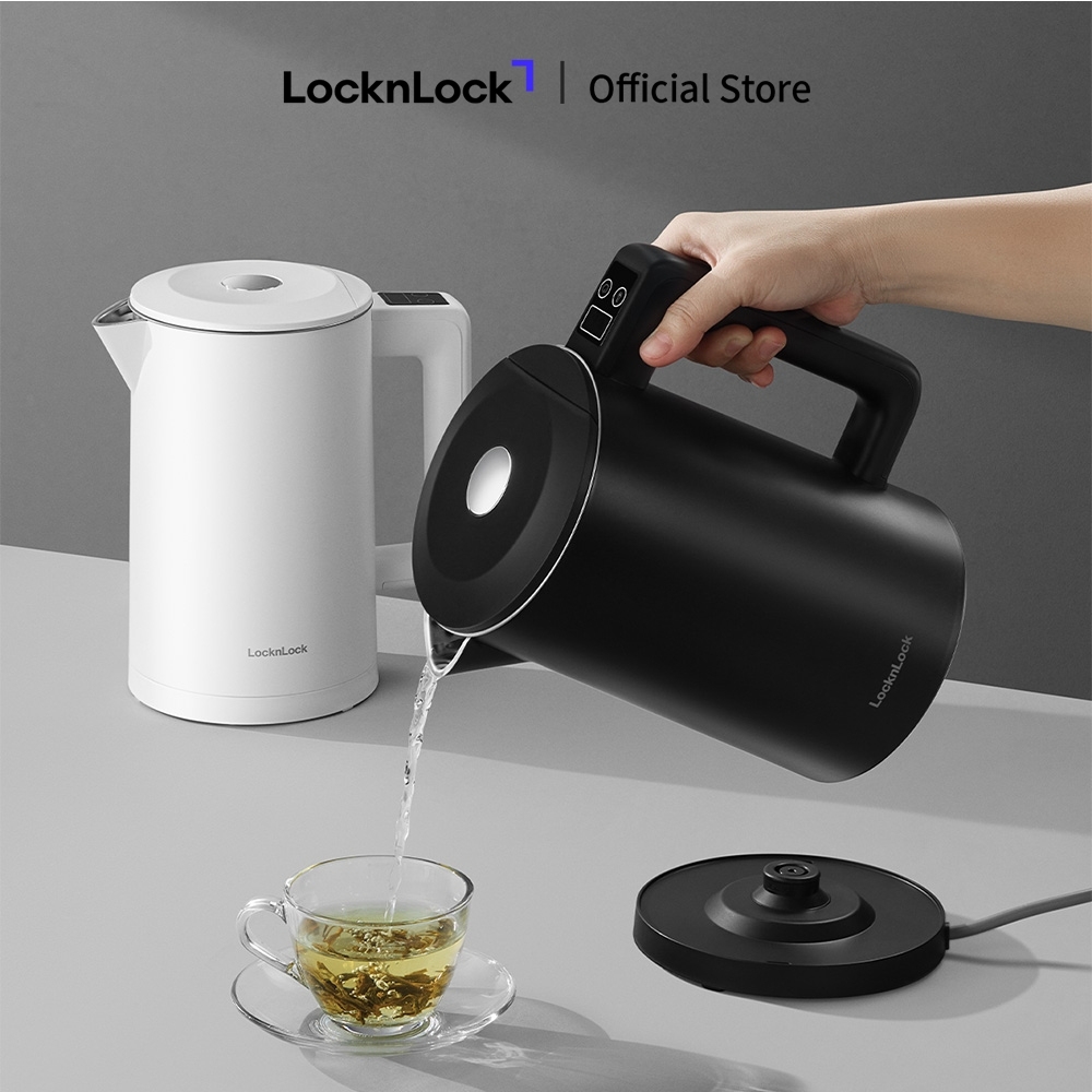 Ấm Đun Siêu Tốc LocknLock Digital Electric Kettle 1.7L EJK226 1850-2200W, Hàng Chính Hãng - JoyMall