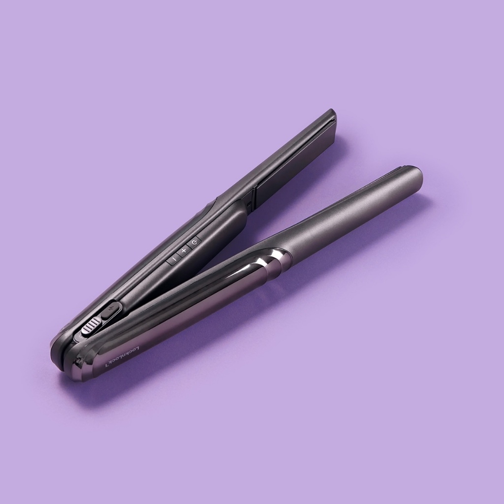 Máy Duỗi Uốn Tóc Không Giây LocknLock Premium Cordless Hair ENA225DGRY, Hàng Chính Hãng - JoyMall