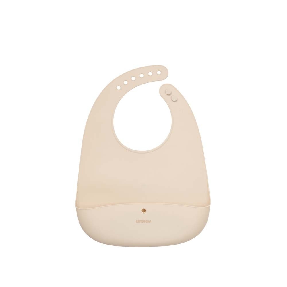 Yếm Ăn Dặm Cho Bé LocknLock Little Luv Silicone Feeding LBB430, Hàng Chính Hãng, Gấp Gọn - JoyMall
