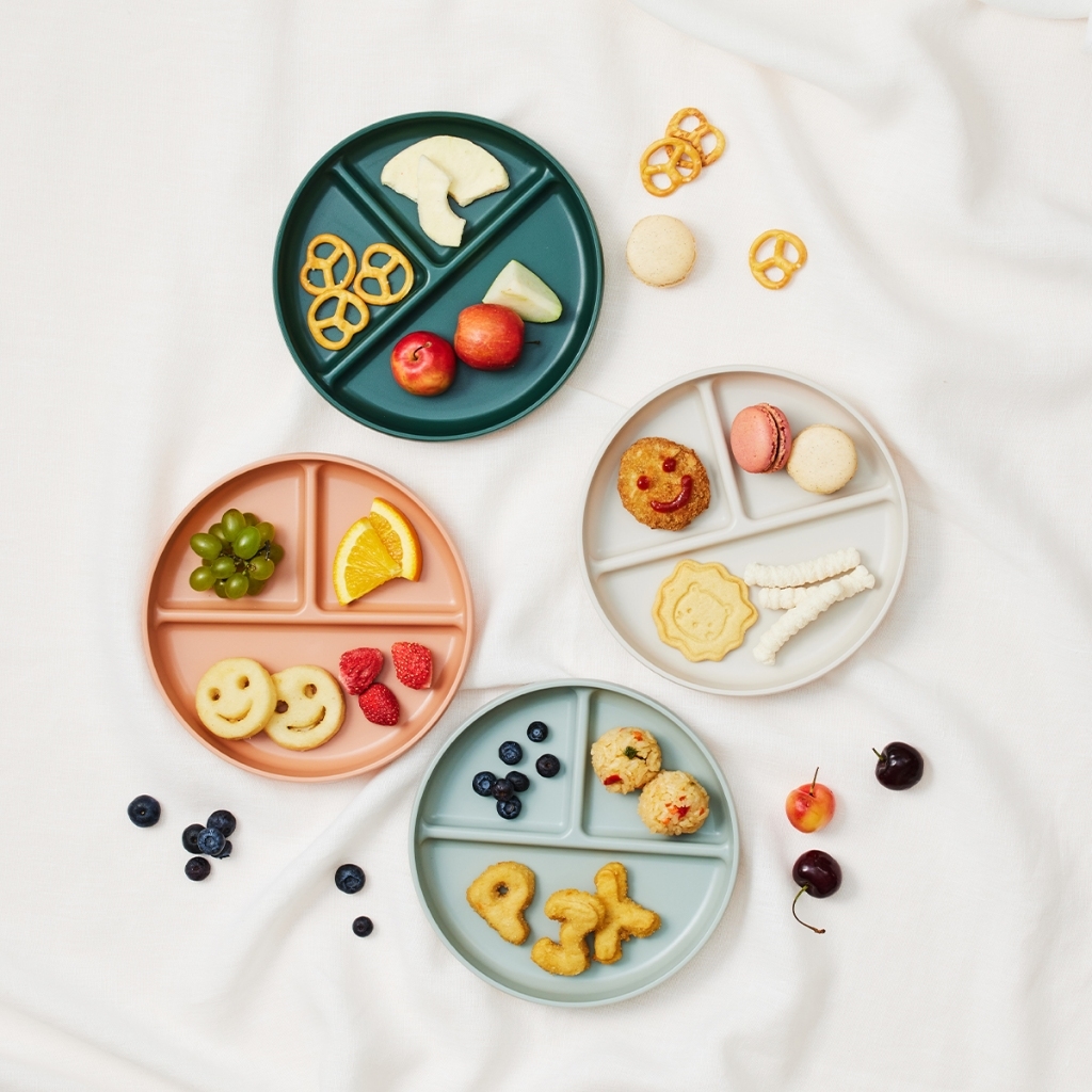 Bộ 2 Dĩa Chống Trượt LocknLock Little Luv Cho Bé HPP962, Hàng Chính Hãng - JoyMall