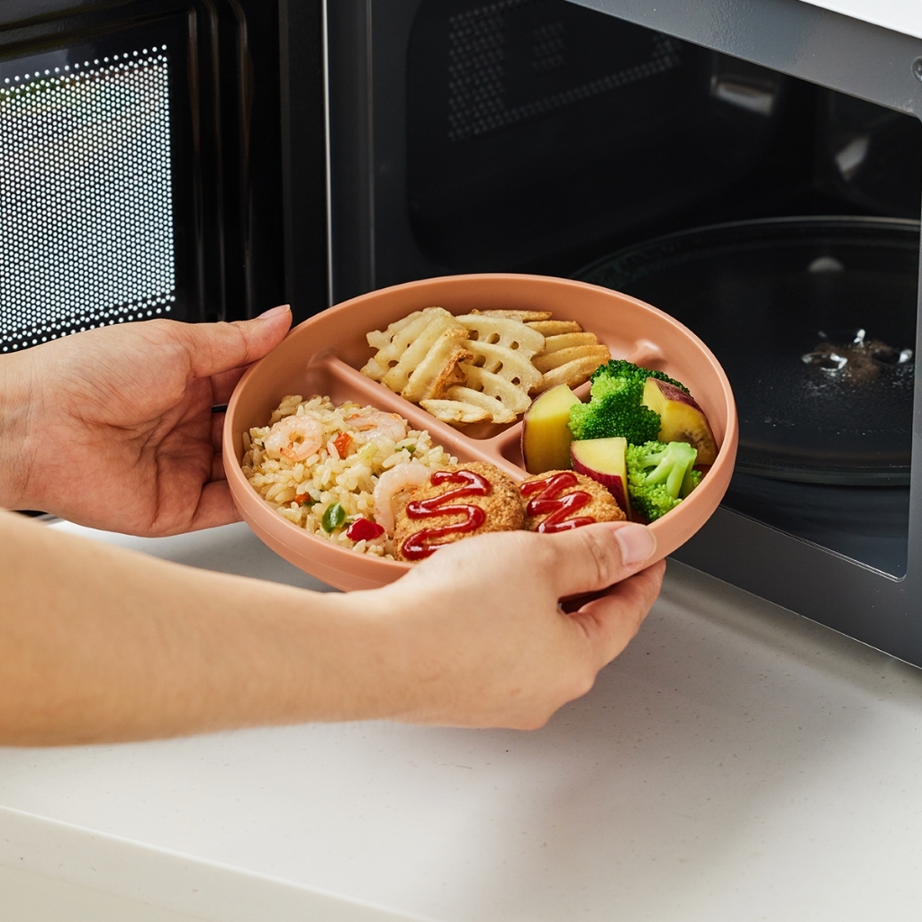 Bộ 2 Dĩa Chống Trượt LocknLock Little Luv Cho Bé HPP962, Hàng Chính Hãng - JoyMall