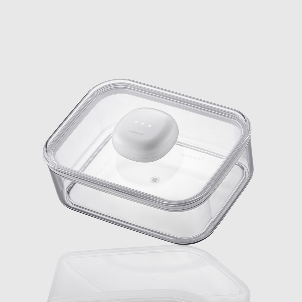 Bộ Máy Hút Chân Không Và Hộp Bảo Quản Thực Phẩm LocknLock 7 Món LVC401S7, Hàng Chính Hãng - JoyMall