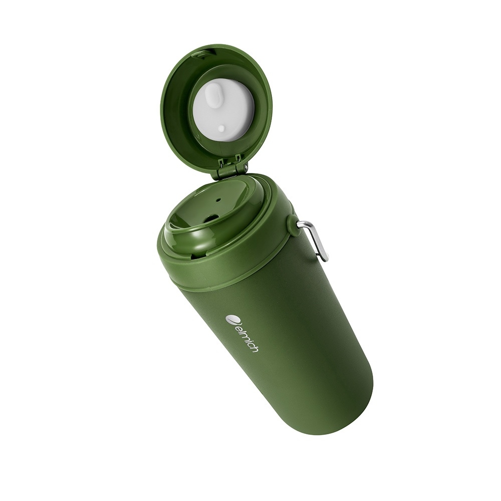 Cốc Giữ Nhiệt Inox 316 Elmich Goodluck EL8308 450ml, Hàng Chính Hãng, Mở Nắp 1 Chạm - JoyMall