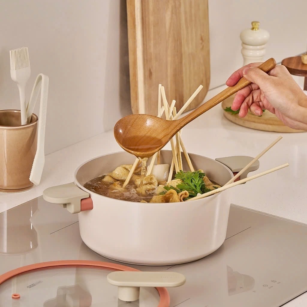 Nồi Chống Dính Suit Bric LocknLock CAC2255IH 22cm, Hàng Chính Hãng, Dùng Được Mọi Loại Bếp - JoyMall