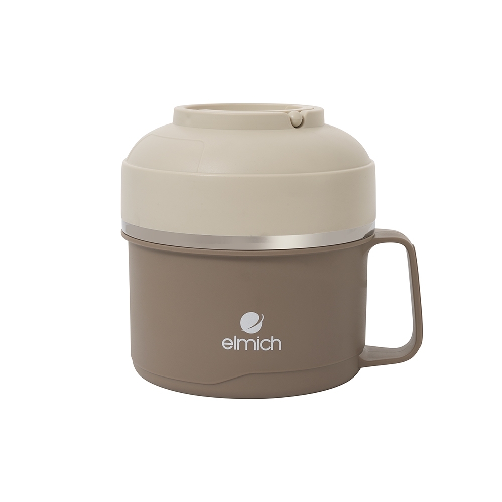 Hộp Cơm Inox 304 Elmich EL1318 1L, Hàng Chính Hãng, Thiết Kế 3 Trong 1 - JoyMall