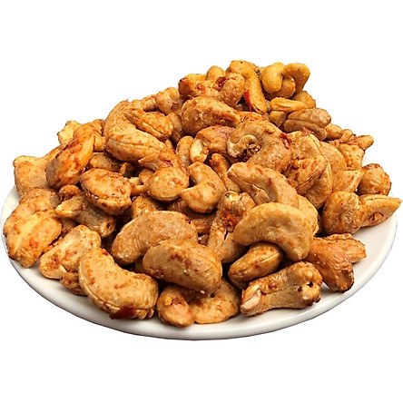 1 KG HẠT ĐIỀU NGUYÊN RANG TỎI ỚT GIÒN NGON LOẠI 1