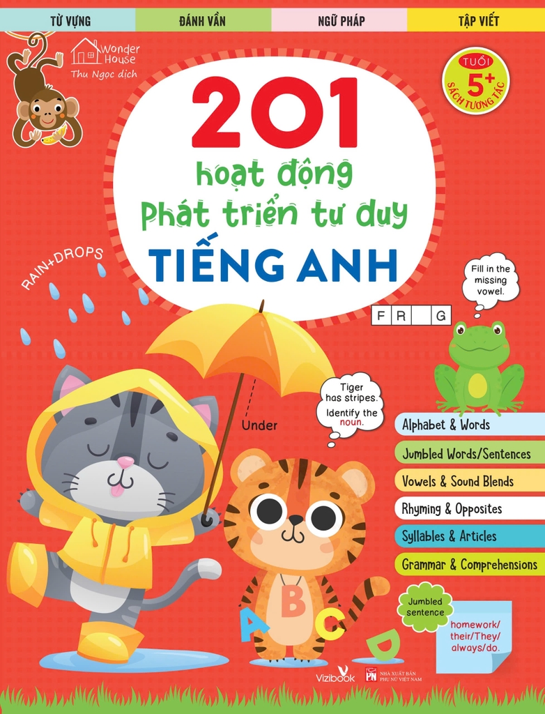 201 HOẠT ĐỘNG PHÁT TRIỂN TƯ DUY (Bộ 4 cuốn) vz