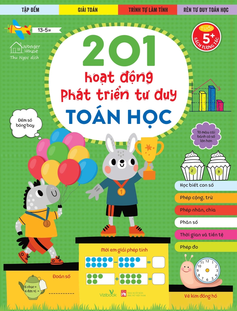 201 HOẠT ĐỘNG PHÁT TRIỂN TƯ DUY (Bộ 4 cuốn) vz