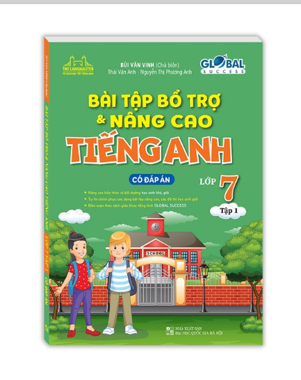 Sách - Combo 2c GLOBAL SUCCESS Luyện chuyên sâu ngữ pháp và từ vựng tiếng anh lớp 7 t1+t2
