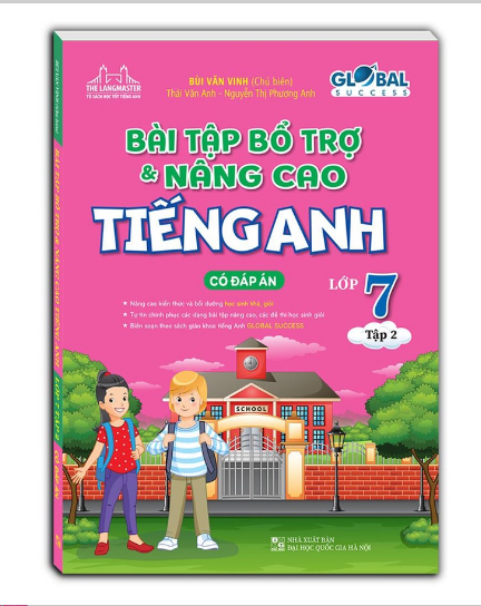 Sách - Combo 2c GLOBAL SUCCESS Luyện chuyên sâu ngữ pháp và từ vựng tiếng anh lớp 7 t1+t2