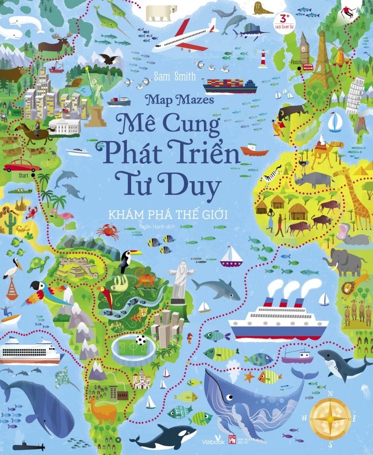 Combo 6 cuốn Mê cung phát triển tư duy (vizibooks)