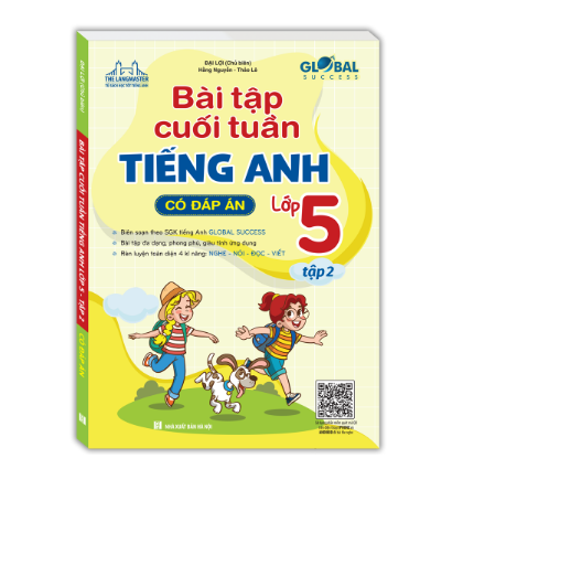 Sách - Global success Bài tập cuối tuần Tiếng Anh lớp 5 ( Có đáp án ). trọn bộ 2 tập