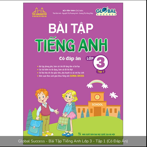Global Success - Bài Tập Tiếng Anh Lớp 3 - Tập 2 (Có Đáp Án)