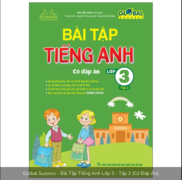 Global Success - Bài Tập Tiếng Anh Lớp 3 - Tập 2 (Có Đáp Án)