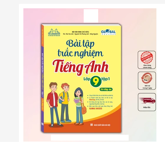 Sách - Global Success Bài tập trắc nghiệm tiếng anh lớp 9 (có đáp án)