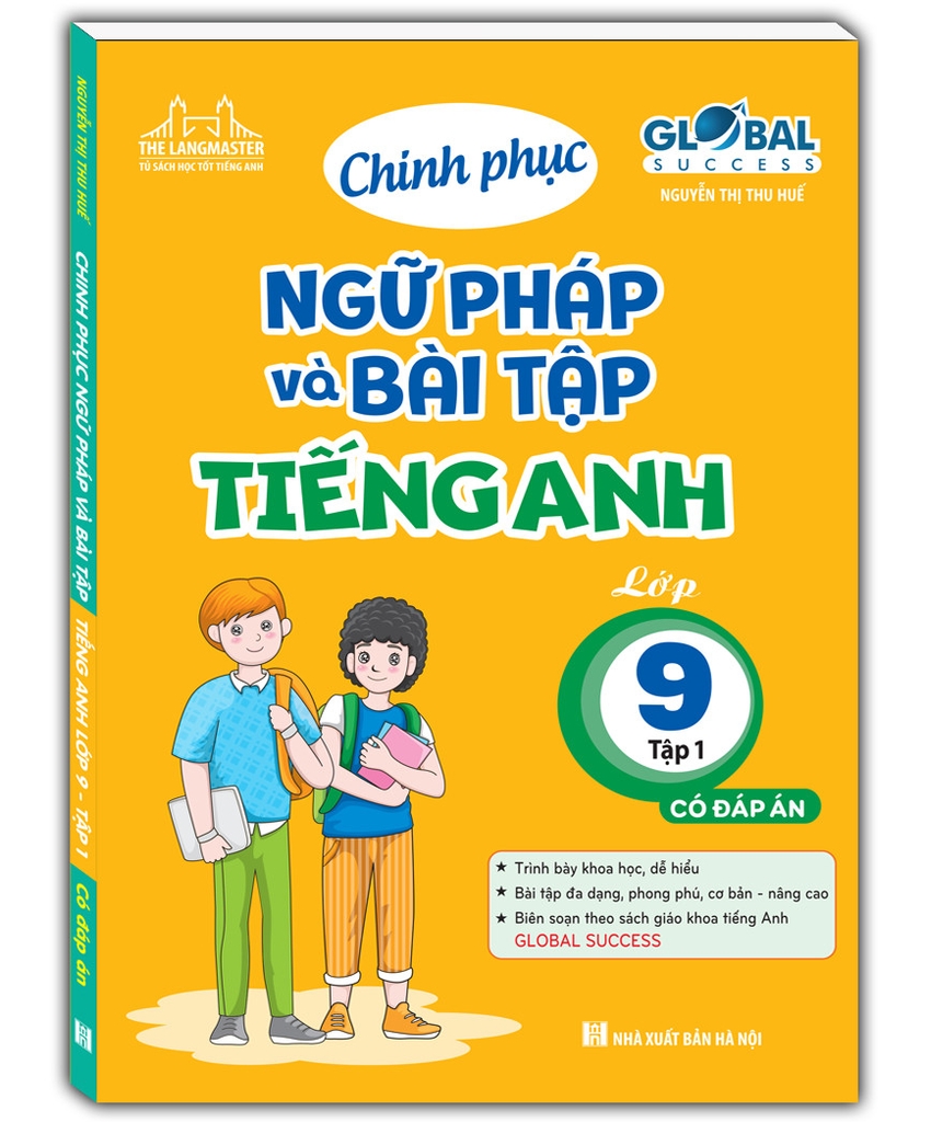 Sách - Global success Chinh phục ngữ pháp và bài tập Tiếng Anh lớp 9 - tập 2 (có đáp án)