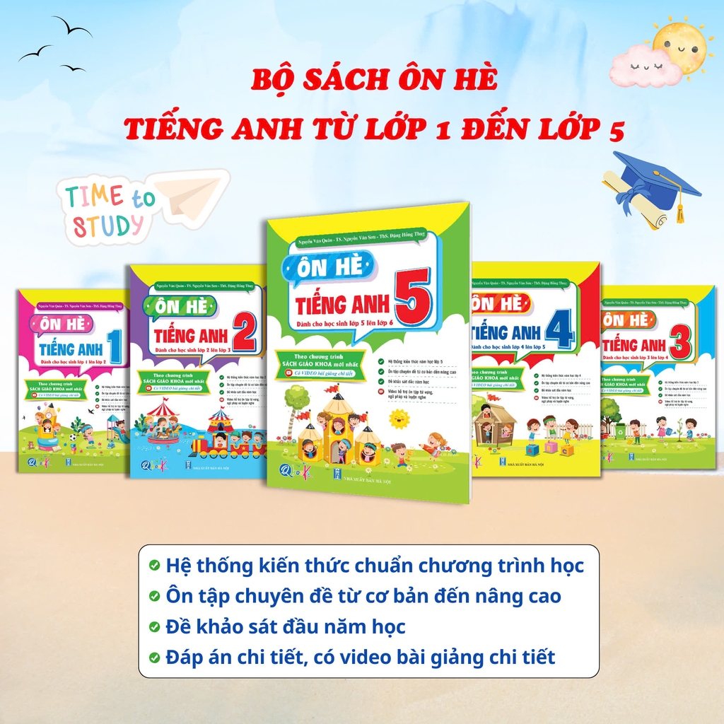 Sách - Ôn Hè Toán 6, Dành Cho Học Sinh Lớp 6 Lên Lớp 7