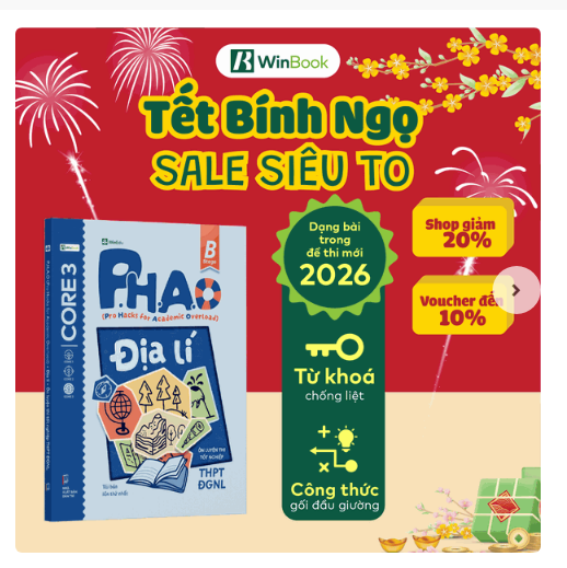 Combo Sách P.H.A.O Ôn luyện thi tốt nghiệp THPT, ĐGNL - Toán, Lí, Hoá, Sinh, Văn, Sử, Địa