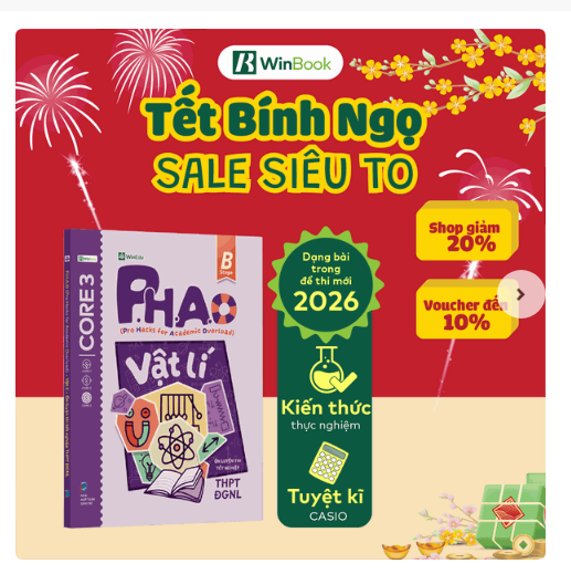 Combo Sách P.H.A.O Ôn luyện thi tốt nghiệp THPT, ĐGNL - Toán, Lí, Hoá, Sinh, Văn, Sử, Địa
