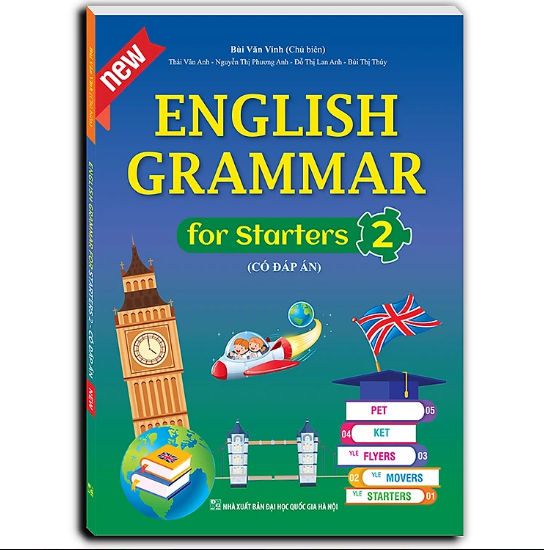 Sách - Combo 2c - English grammar for starters (có đáp án) - trọn bộ