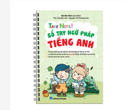 Sách - TAKE NOTE ! Sổ tay ngữ pháp tiếng anh (mềm) bìa hồng
