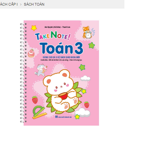 Sách TAKE NOTE ! Toán 3 (dùng cho cả 3 bộ SGK mới)