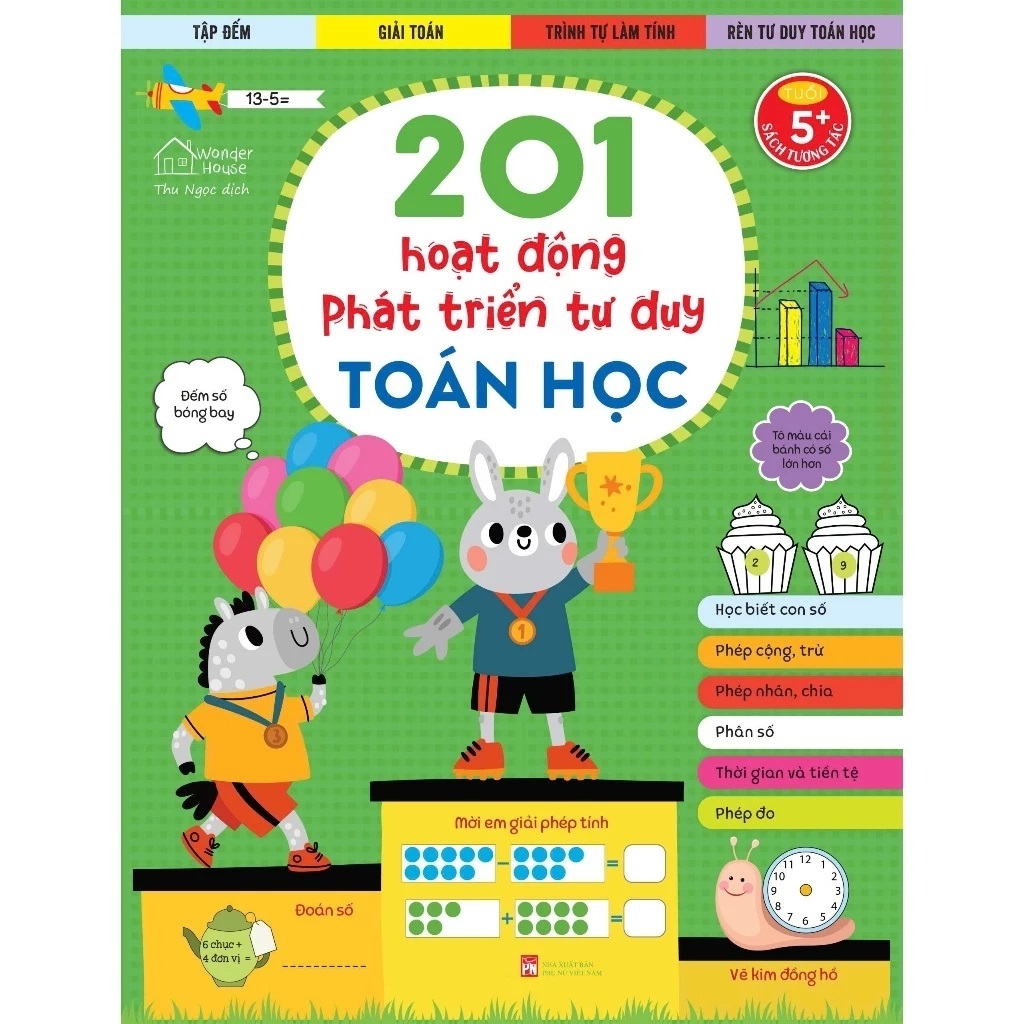 201 Hoạt động phát triển tư duy NÃO BỘ (combo 4 cuốn)