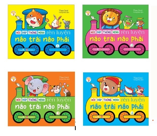 Bộ sách Hỏi đáp thông minh - Rèn luyện não trái não phải (vz)