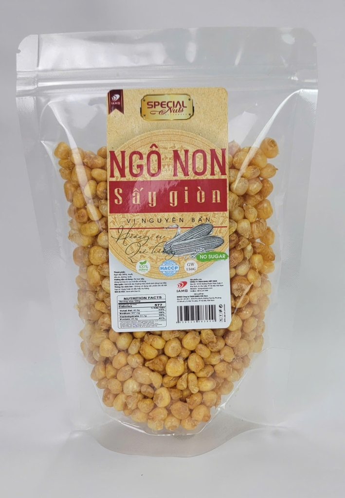 Ngô non sấy giòn - gói 150g