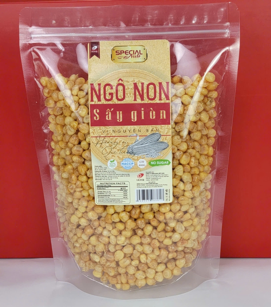 Ngô non sấy giòn - gói 400g