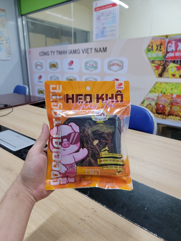 IAMG - Heo cháy tỏi gói 60g