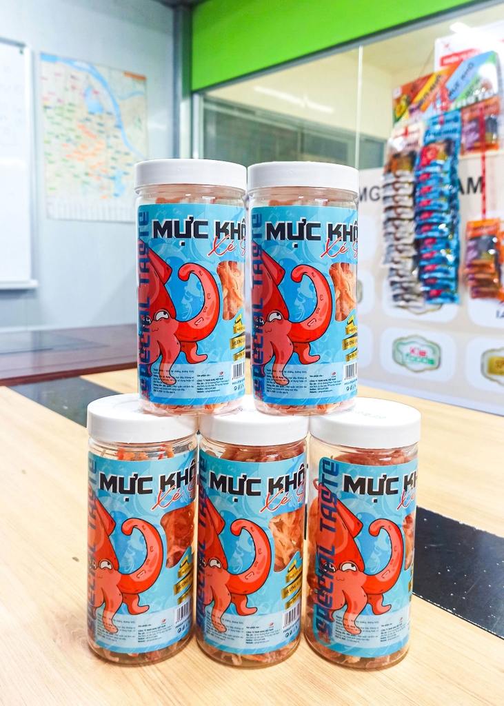 IAMG - Mực khô xé sợi hũ 165g