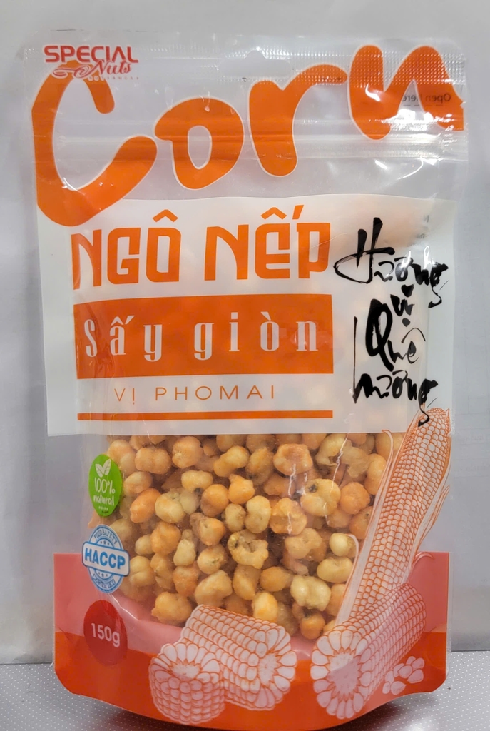 Ngô nếp sấy giòn vị phomai - gói 150g