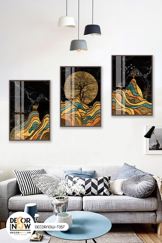 Tranh Treo Phòng Ngủ Hiện Đại, Tranh Phòng Khách Hiện Đại, 8 Bộ Tranh Treo Tường Đẹp Nhất 2022